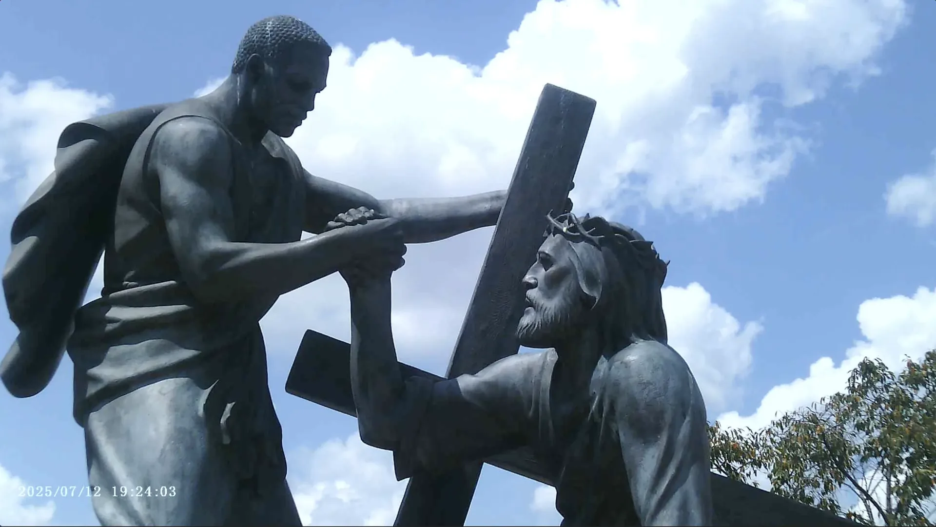 Campus statue